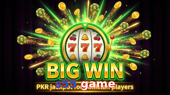 Big win animation on S55 Game slot game