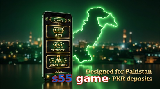 Main screen of S55 Game pk page for PK players